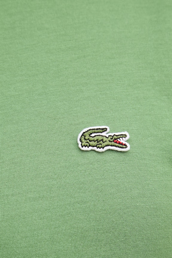 Lacoste t-shirt bawełniany męski TH6710 zielony