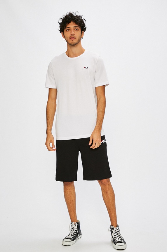 Fila - Pánske tričko 682201.M67 biela SS18