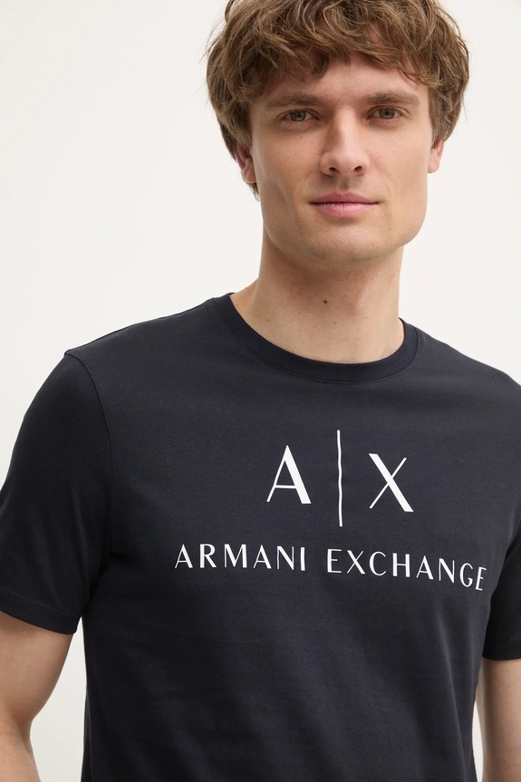 Armani Exchange t-shirt sötétkék 8NZTCJ.Z8H4Z.NOS