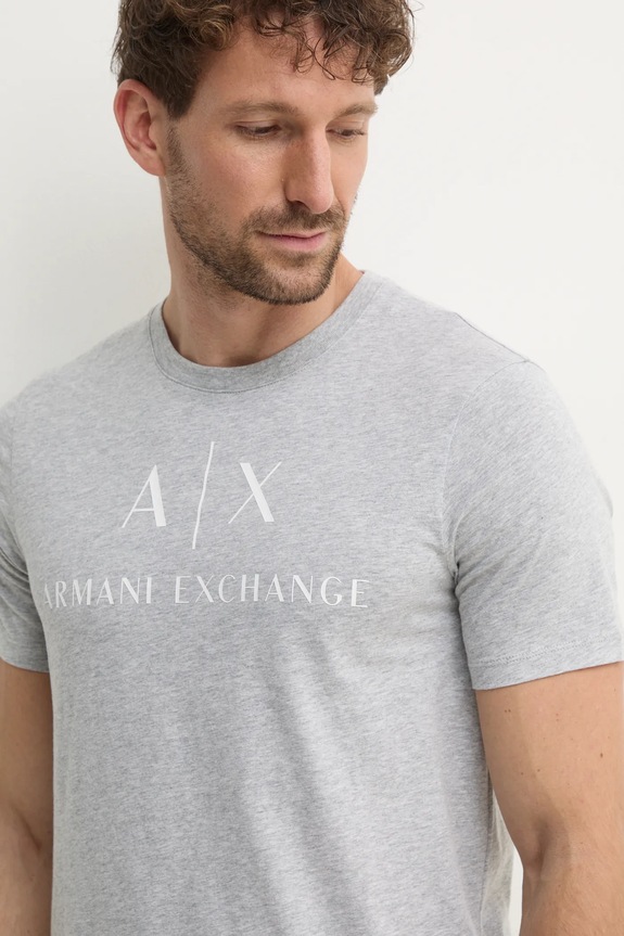 Armani Exchange t-shirt szürke 8NZTCJ.Z8H4Z.NOS