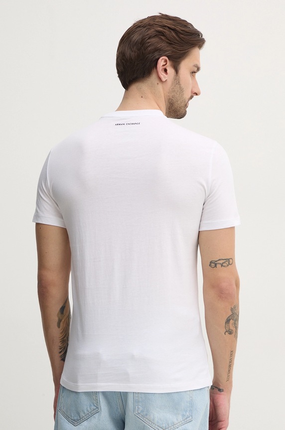 Ruházat Armani Exchange pamut póló 8NZTCK.Z8H4Z.NOS fehér