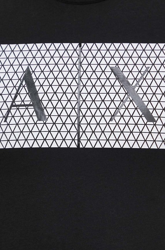 Armani Exchange pamut póló 8NZTCK.Z8H4Z.NOS fekete