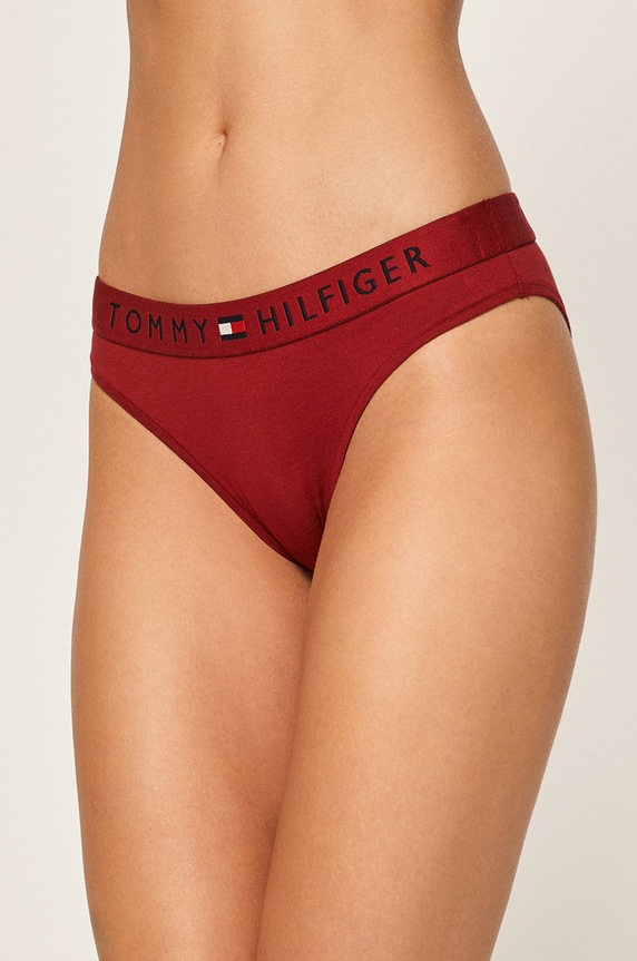 Tommy Hilfiger - Σλιπ μπορντό UW0UW01566