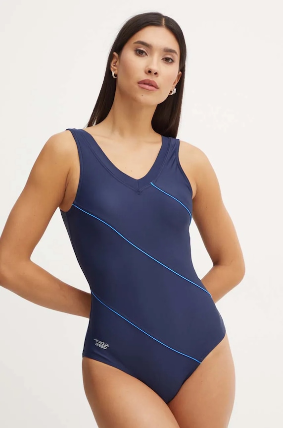 Aqua Speed - Fürdőruha Sophie puha sötétkék 441.SOPHIE