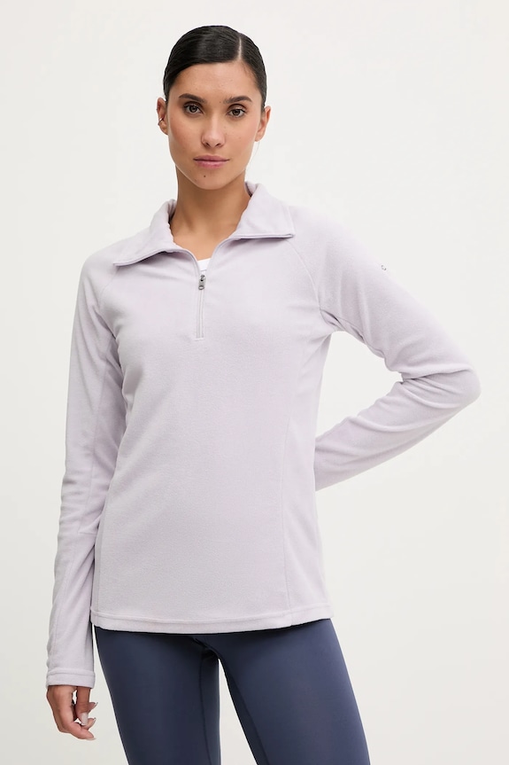 Αθλητική μπλούζα Columbia Glacial IV χωρίς κουκούλα μωβ 1802201