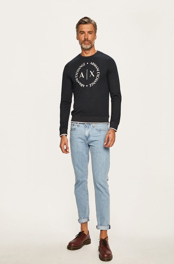 Armani Exchange - Mikina 8NZM87.Z9N1Z tmavomodrá AA00