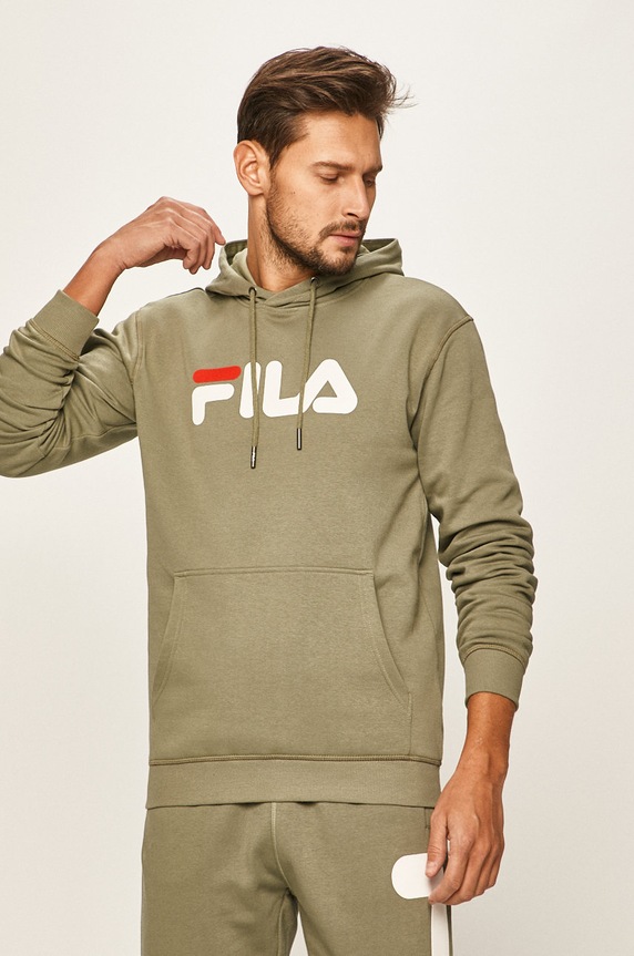 FILA - Bluza 681090 z kapturem zielony 681090