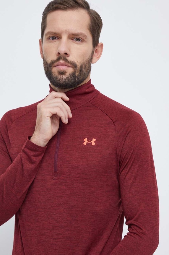 Tréningová mikina Under Armour Tech 2.0 burgundské 1328495