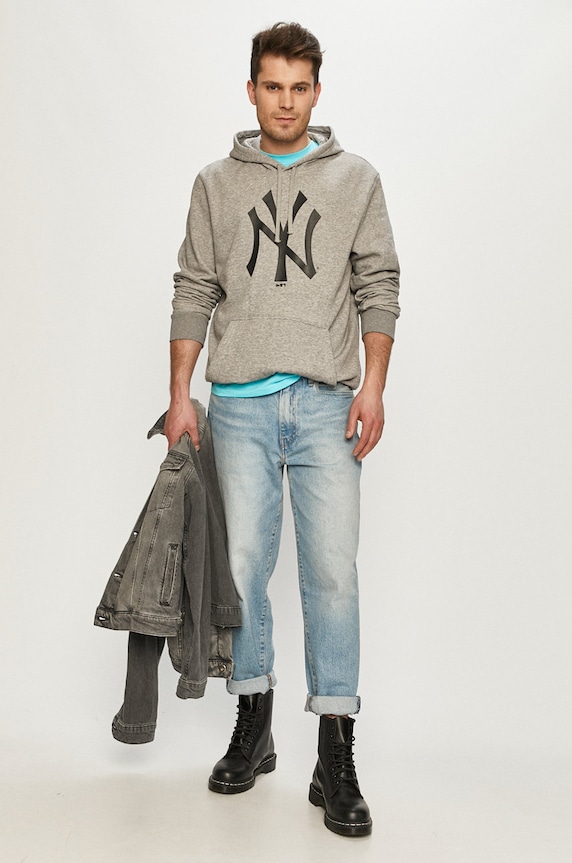 New Era - Bluza 11863700 szary SS19