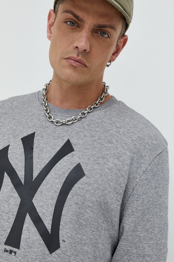 New Era μπλούζα γκρί 11863704