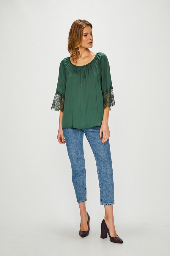 Vila - Bluza 14051340 turcoaz SS19