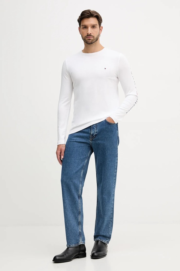 Tommy Hilfiger - Longsleeve MW0MW09096 λευκό AW25