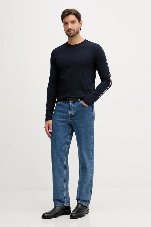 Tommy Hilfiger - Longsleeve MW0MW09096 σκούρο μπλε AW25