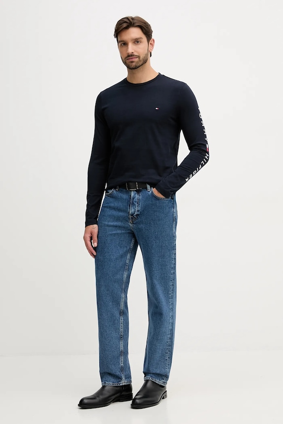 Tommy Hilfiger - Longsleeve MW0MW09096 σκούρο μπλε AW25