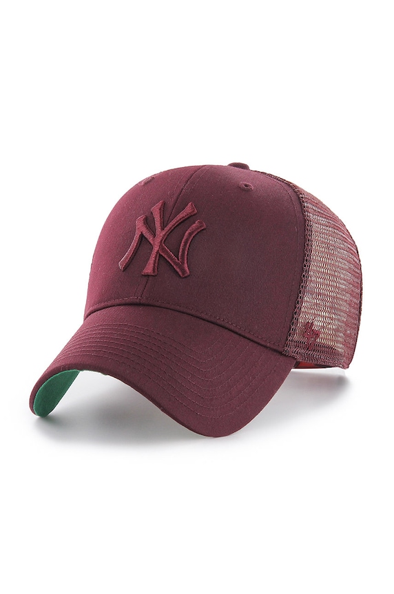 47 brand - Čiapka New York Yankees burgundské B.BRANS17CTP.KM