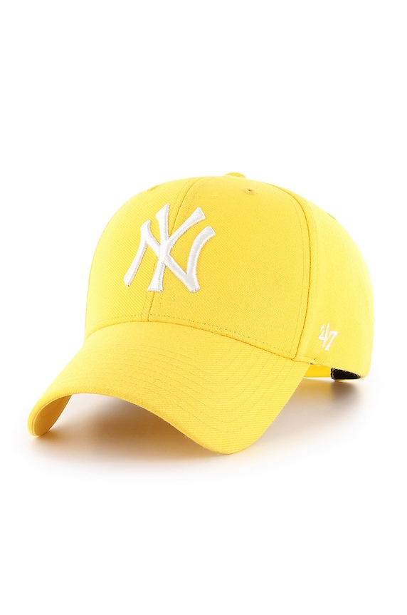 47 brand - Czapka MLB New York Yankees żółty B.MVPSP17WBP.YE