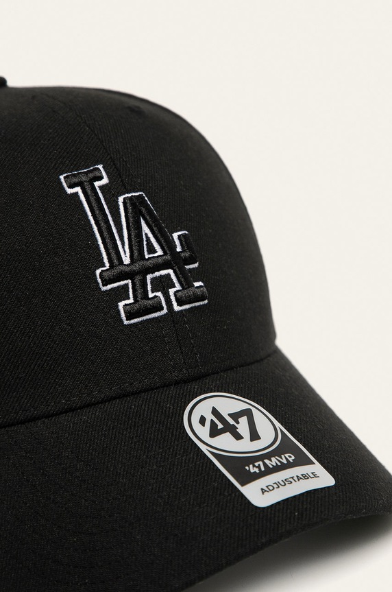 Αξεσουάρ 47 brand - Καπέλο MLB Los Angeles Dodgers B.MVPSP12WBP.BKD μαύρο