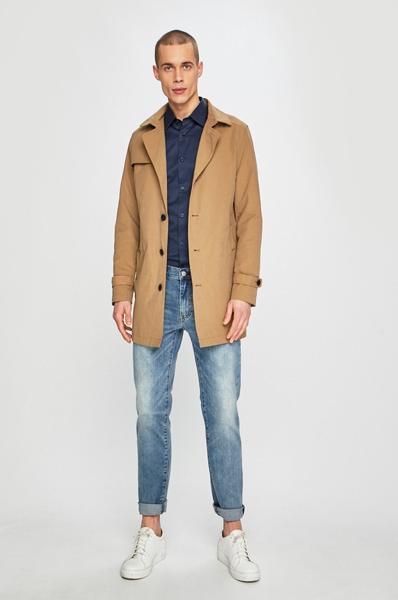 Odzież Selected Homme Koszula 16065894 granatowy