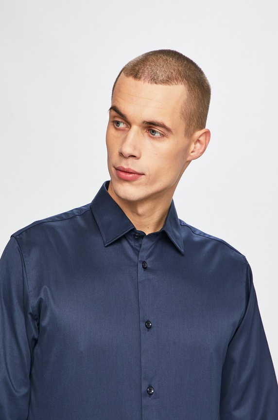 Selected Homme Koszula 16065894 granatowy