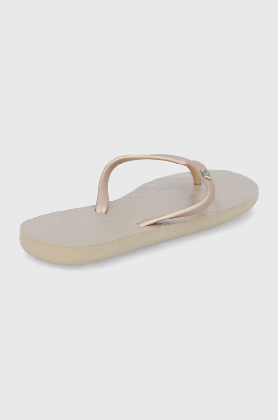 Obuwie Roxy Japonki Viva ARJL100663 złoty