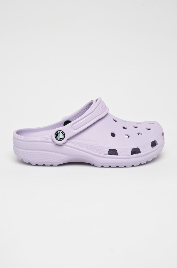 Crocs - Παντόφλες Classic φλατ μωβ 10001.CROCS.CLASSIC.