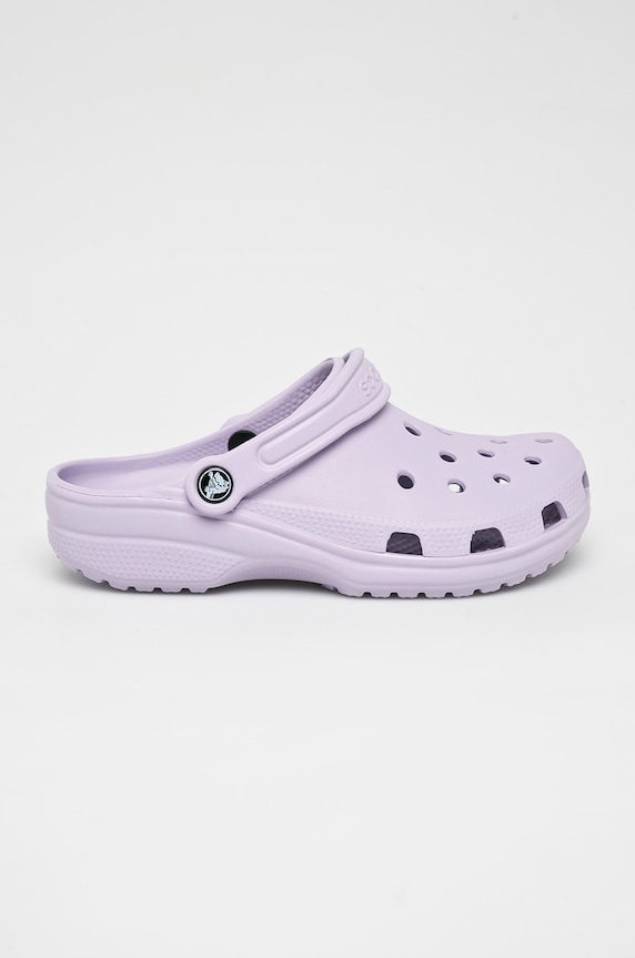 Crocs - Παντόφλες Classic φλατ μωβ 10001.CROCS.CLASSIC.