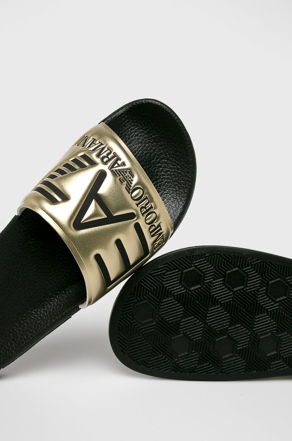 EA7 Emporio Armani - Papucs cipő XCC22.XCP001 arany AW24