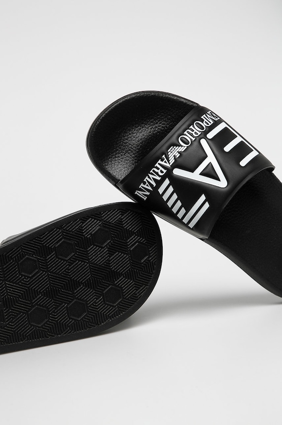 EA7 Emporio Armani - Papucs cipő XCC22.XCP001 fekete AW24