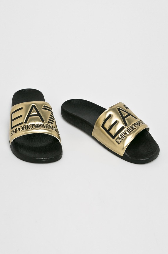 EA7 Emporio Armani klapki XCC22.XCP001.M złoty SS21