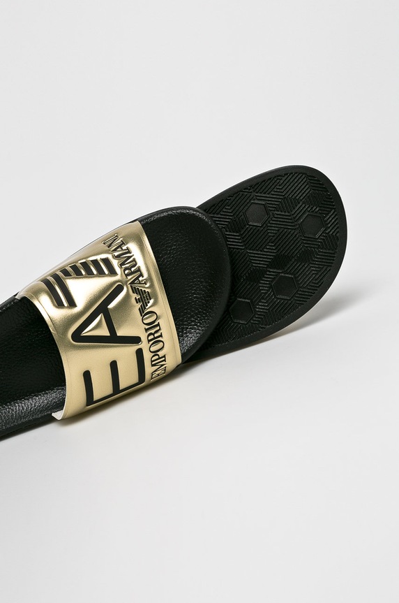 Obuwie EA7 Emporio Armani klapki XCC22.XCP001.M złoty