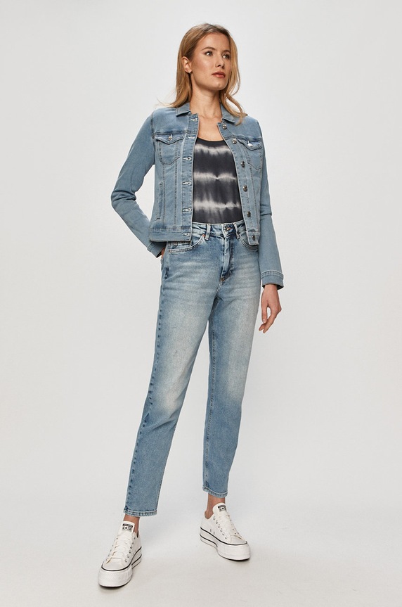 Vero Moda - Kurtka 10193085 niebieski AA00