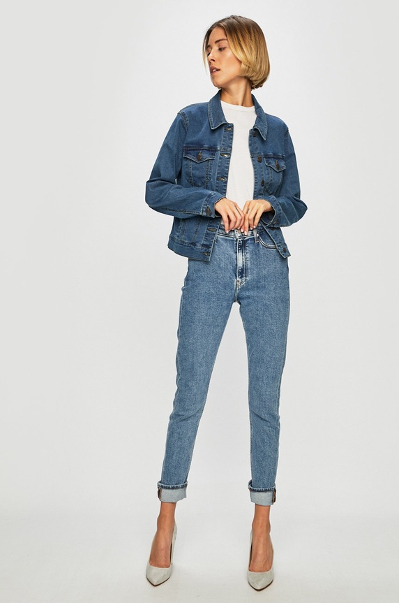 Vero Moda - Rövid kabát 10193085 kék AA00