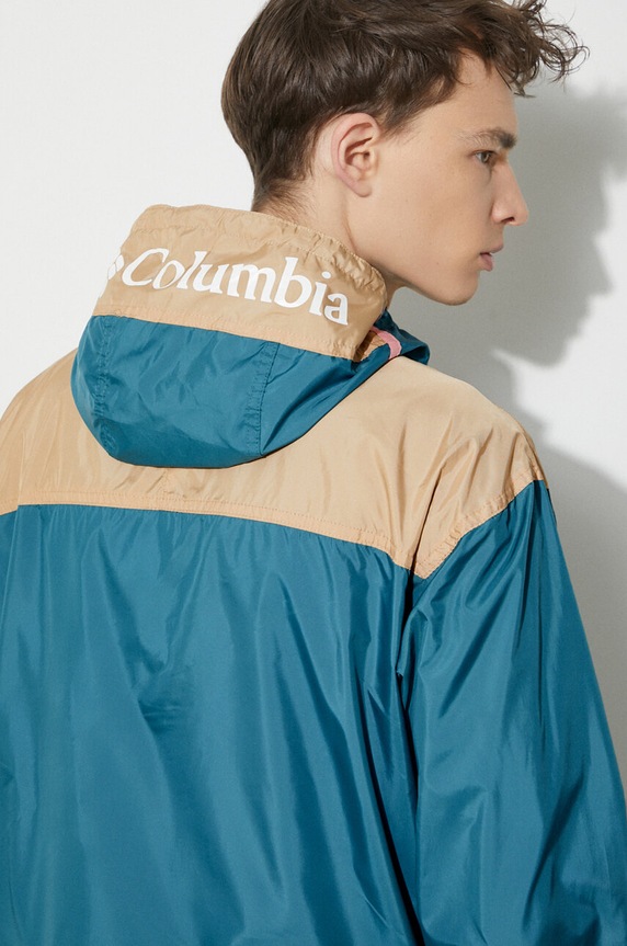 Columbia windbreaker Challenger 1714291 turquoise