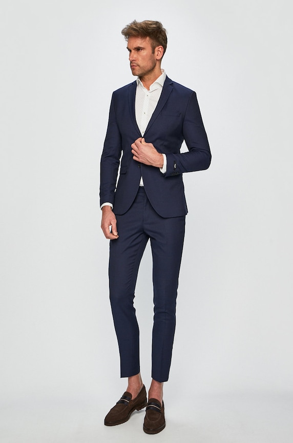 Odzież Premium by Jack&Jones - Marynarka 12141107 granatowy