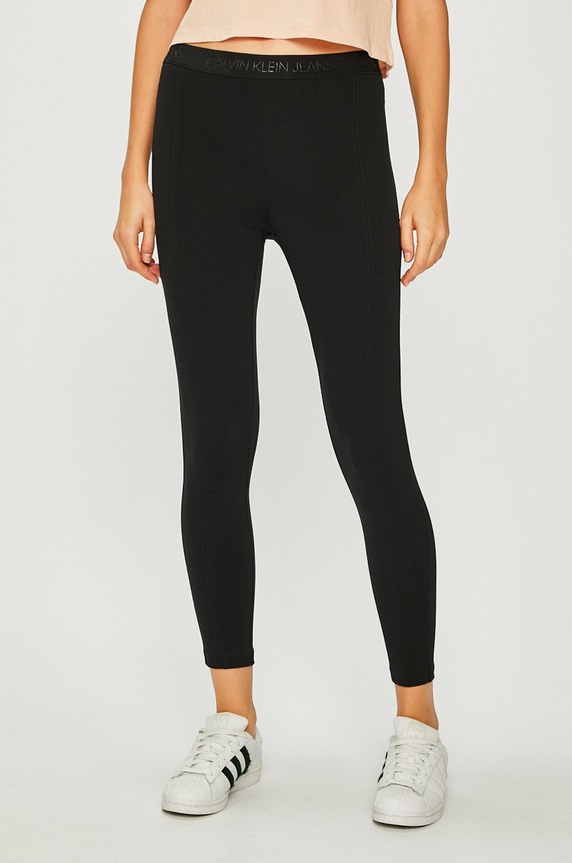 Calvin Klein Jeans - Legginsy J20J208571 czarny J20J208571