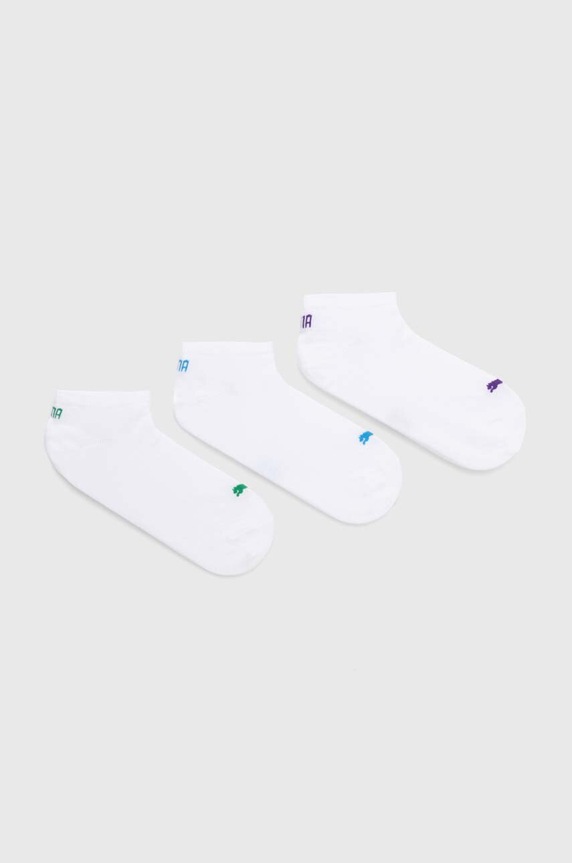 Ponožky Puma 3-pack bílá 906807