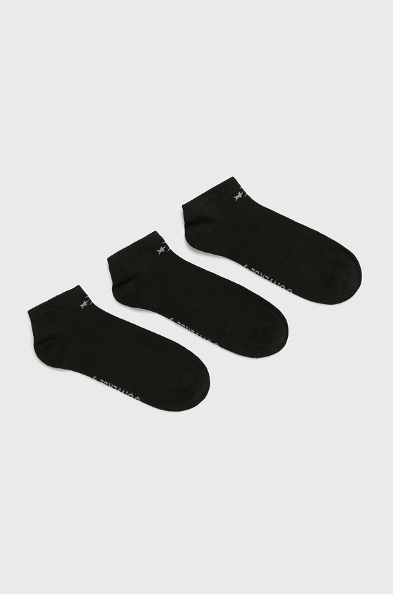 Converse - Ponožky (3-pak) krátke ponožky čierna E747B.3020