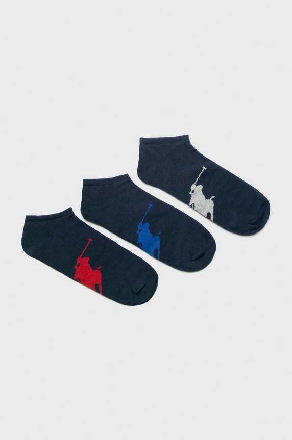 Polo Ralph Lauren - Skarpety (3-pack) 449655205004 skarpetki krótkie granatowy 449655205004