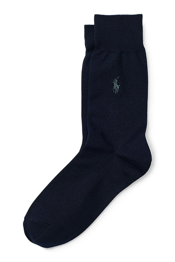 Polo Ralph Lauren calzini pacco da 2 calzini blu navy 449655208003