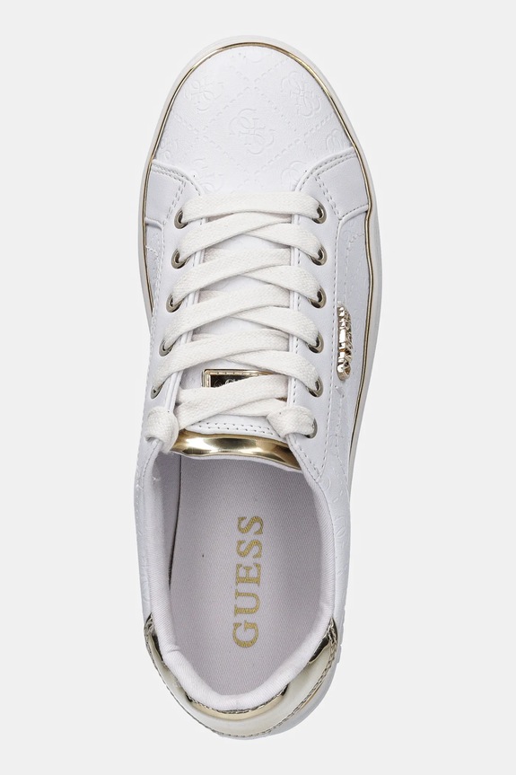 Guess - Παπούτσια Jeans BECKIE λευκό FL5BEK.FAL12