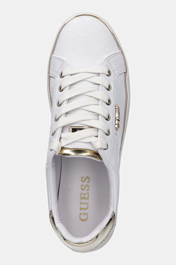 Guess - Παπούτσια Jeans BECKIE λευκό FL5BEK.FAL12