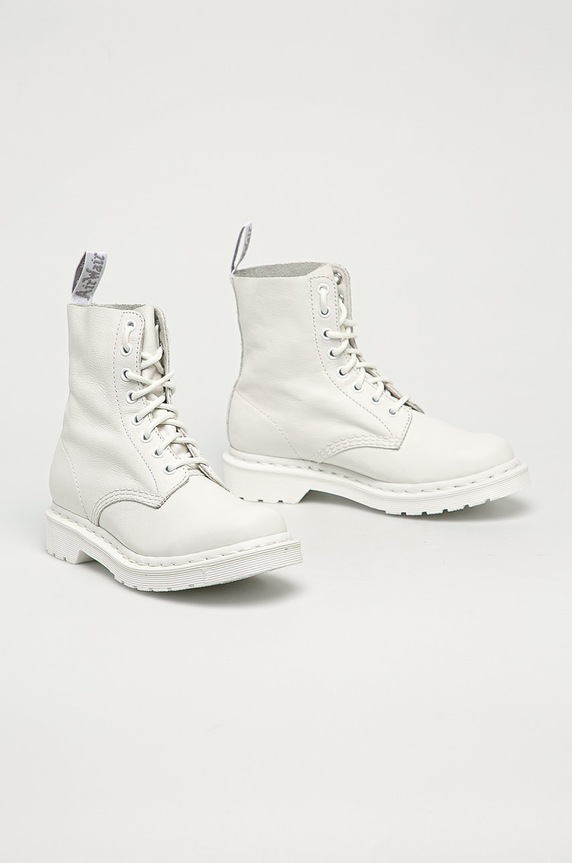 Dr. Martens - Kožené workery 1460 Pascal 24480100 bílá AA00