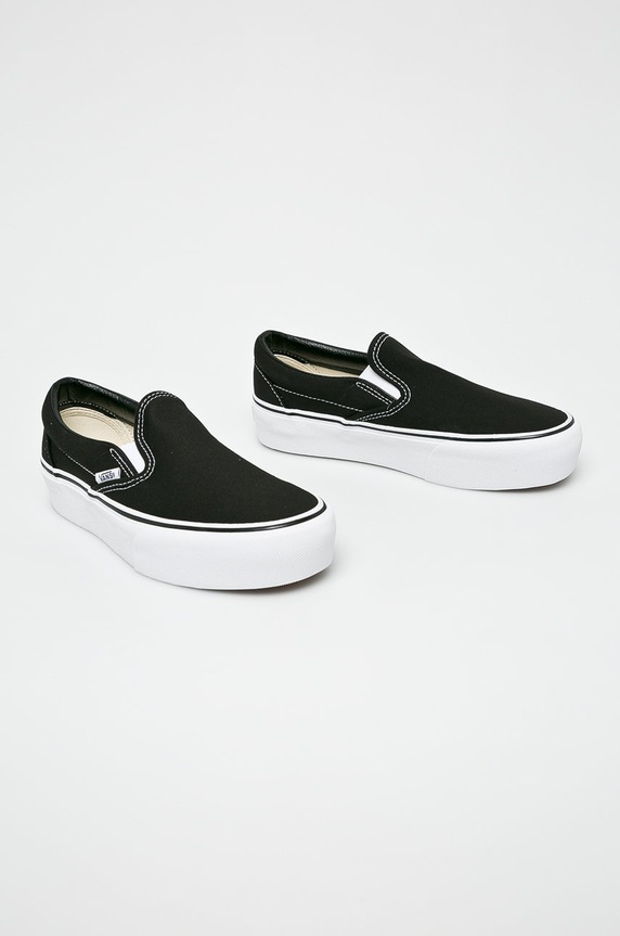 Vans - Tenisówki Classic Slip-On VN00018EBLK1 czarny AA00