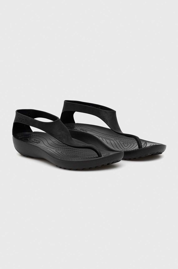 Sandály Crocs 205468.SERENA.FLIP.W černá AA00