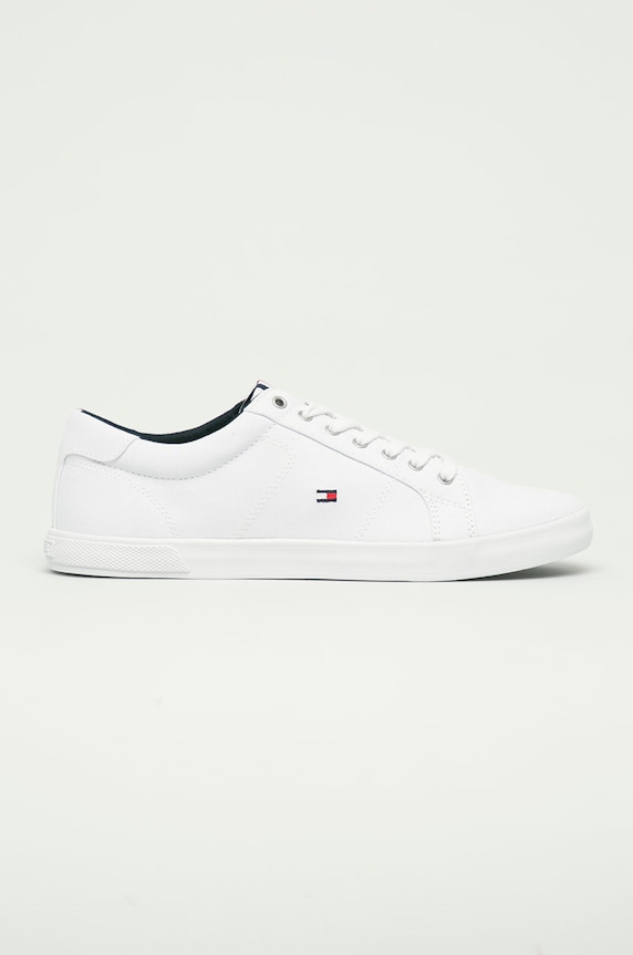 Tommy Hilfiger - Πάνινα παπούτσια ICONIC LONG LACE SNEAKER λευκό FM0FM01536