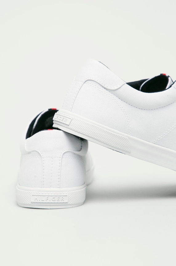 Παπούτσια Tommy Hilfiger - Πάνινα παπούτσια ICONIC LONG LACE SNEAKER FM0FM01536 λευκό