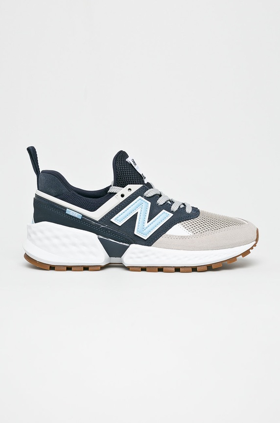 New Balance - Cipő MS574JUA velúr bőr sötétkék MS574JUA