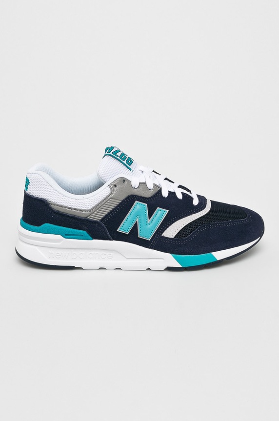 New Balance - Cipő CM997HCT velúr bőr sötétkék CM997HCT