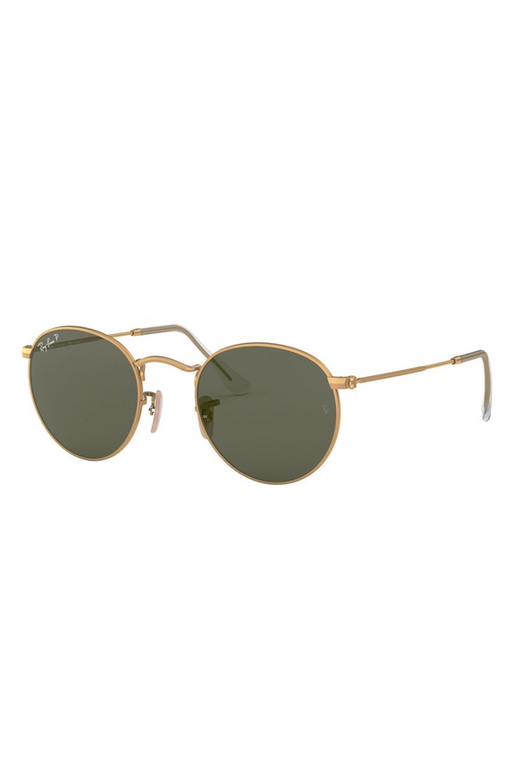 Ray-Ban – Okulary ROUND METAL złoty 0RB3447.112/58.50.