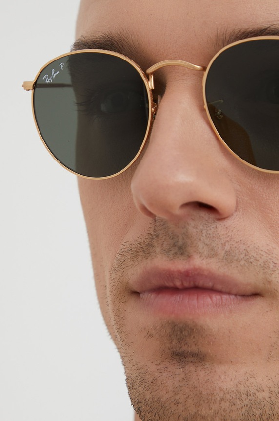 Ray-Ban – Okulary ROUND METAL 0RB3447.112/58.50.